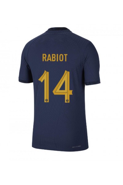 Ranska Adrien Rabiot #14 Jalkapallovaatteet Kotipaita MM-kisat 2022 Lyhythihainen